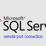 sql server remote port
