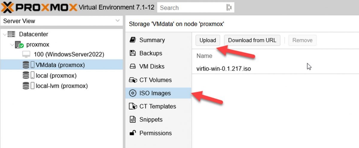 VMware to Proxmox ISO Images