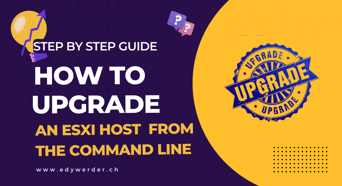 How to upgrade an ESXi host