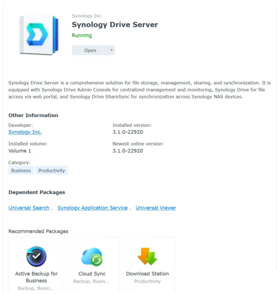 Synology Drive Server