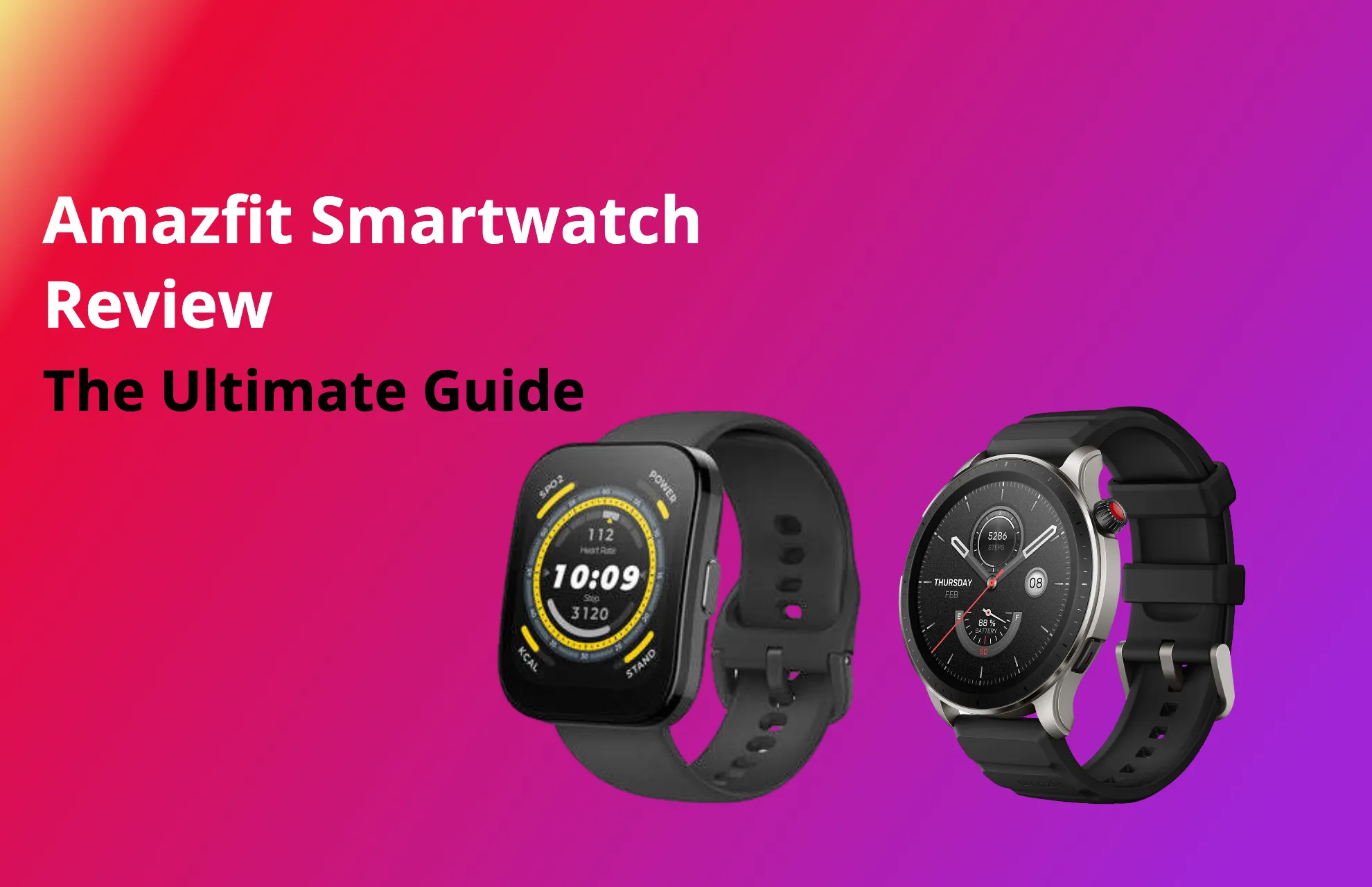 Amazfit Smartwatch review