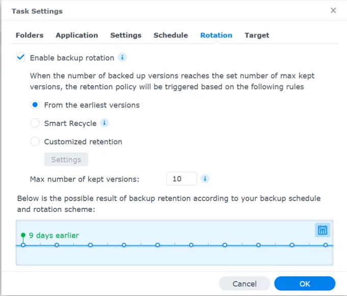 Hyper Backup disaster recovery method via C2