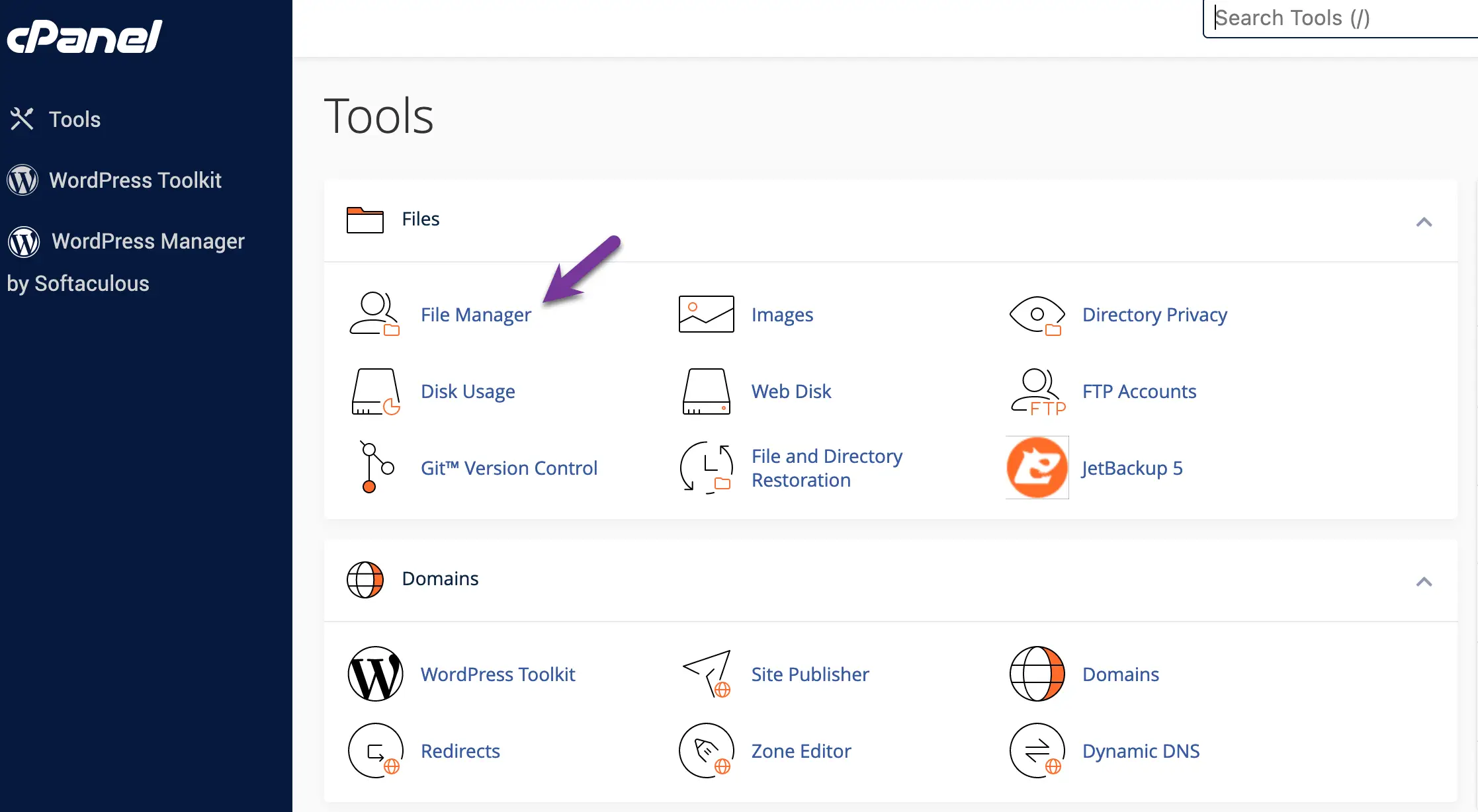 WordPress Automatic Updates: Staying in Control (Even with Your Host) 2 CPanel file manager