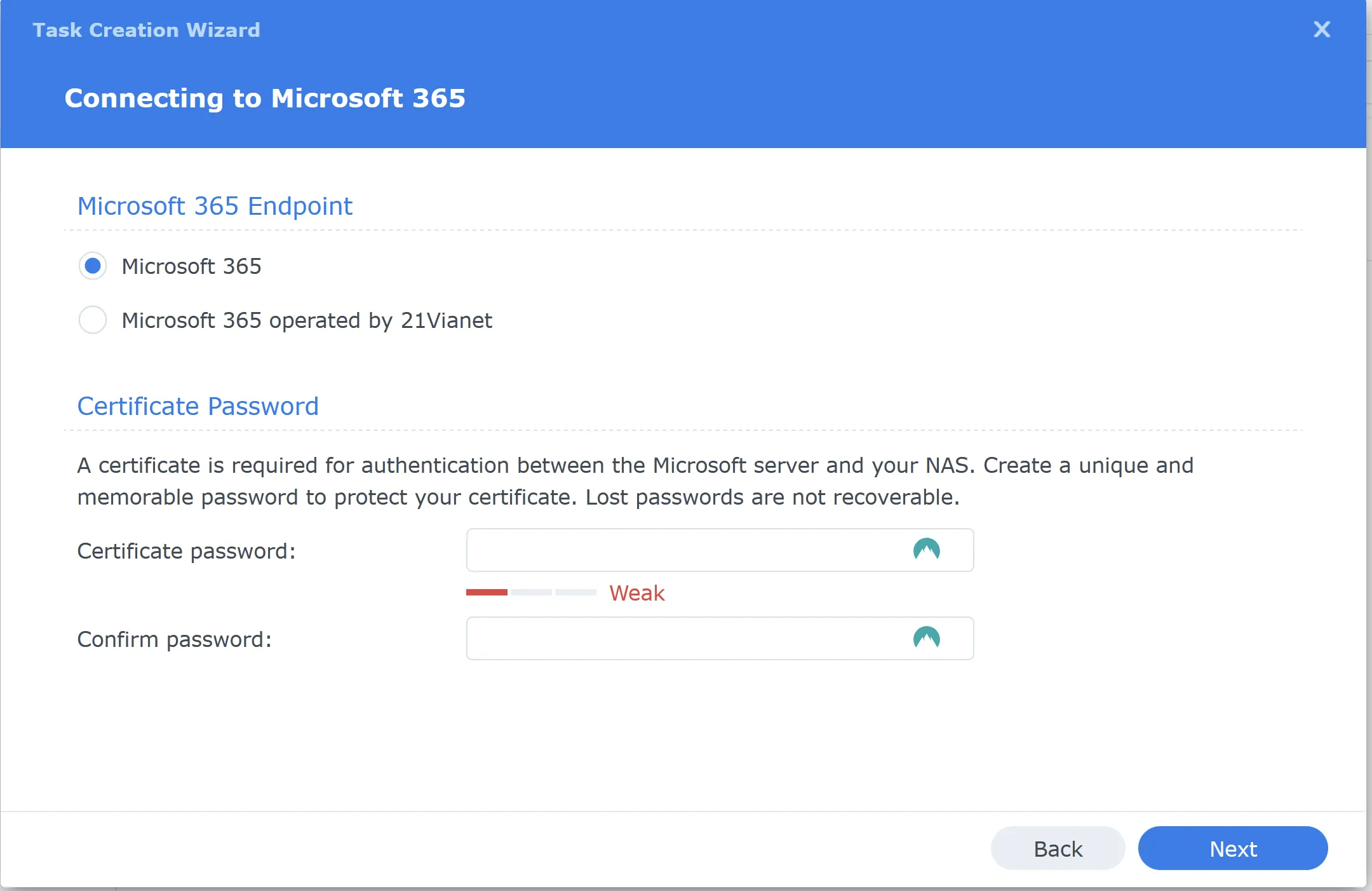 Did you know using Synology Active Backup for Microsoft 365 is a free alternative to Veeam Microsoft 365? 5 Connecting to Microsoft 365
