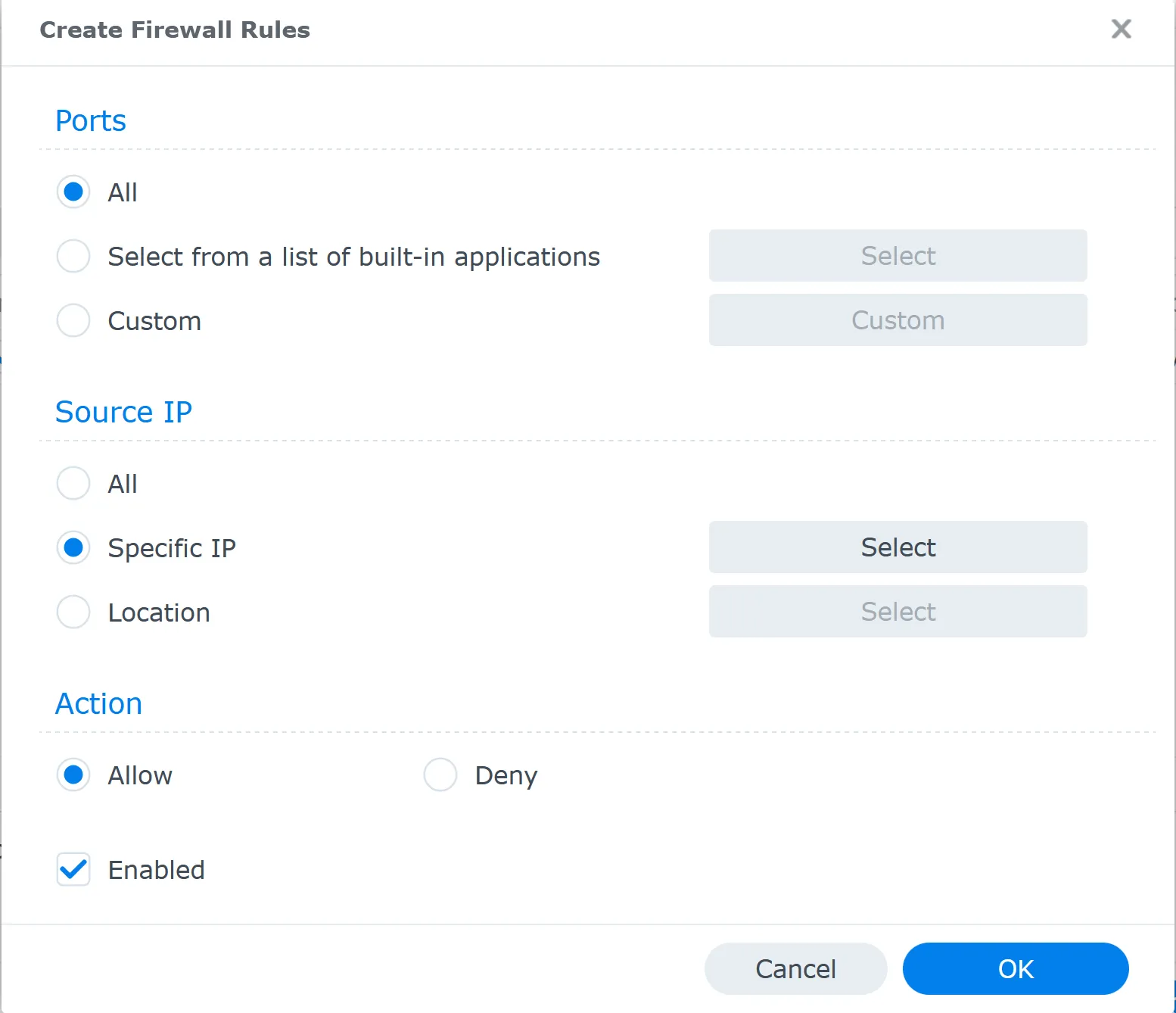 Master Your Synology Firewall: How to Use It Effectively 10 Create Firewall Rule