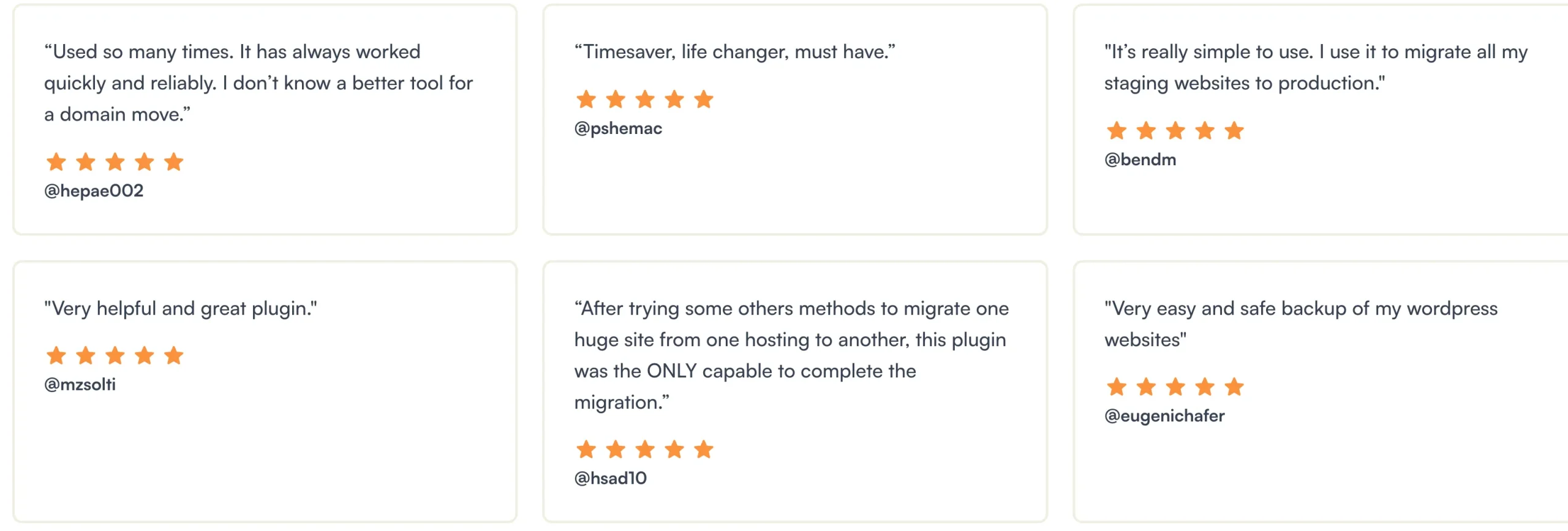 How to backup your WordPress website - A Comprehensive Guide to 4 Essential Methods 23 Duplicator Testimonials