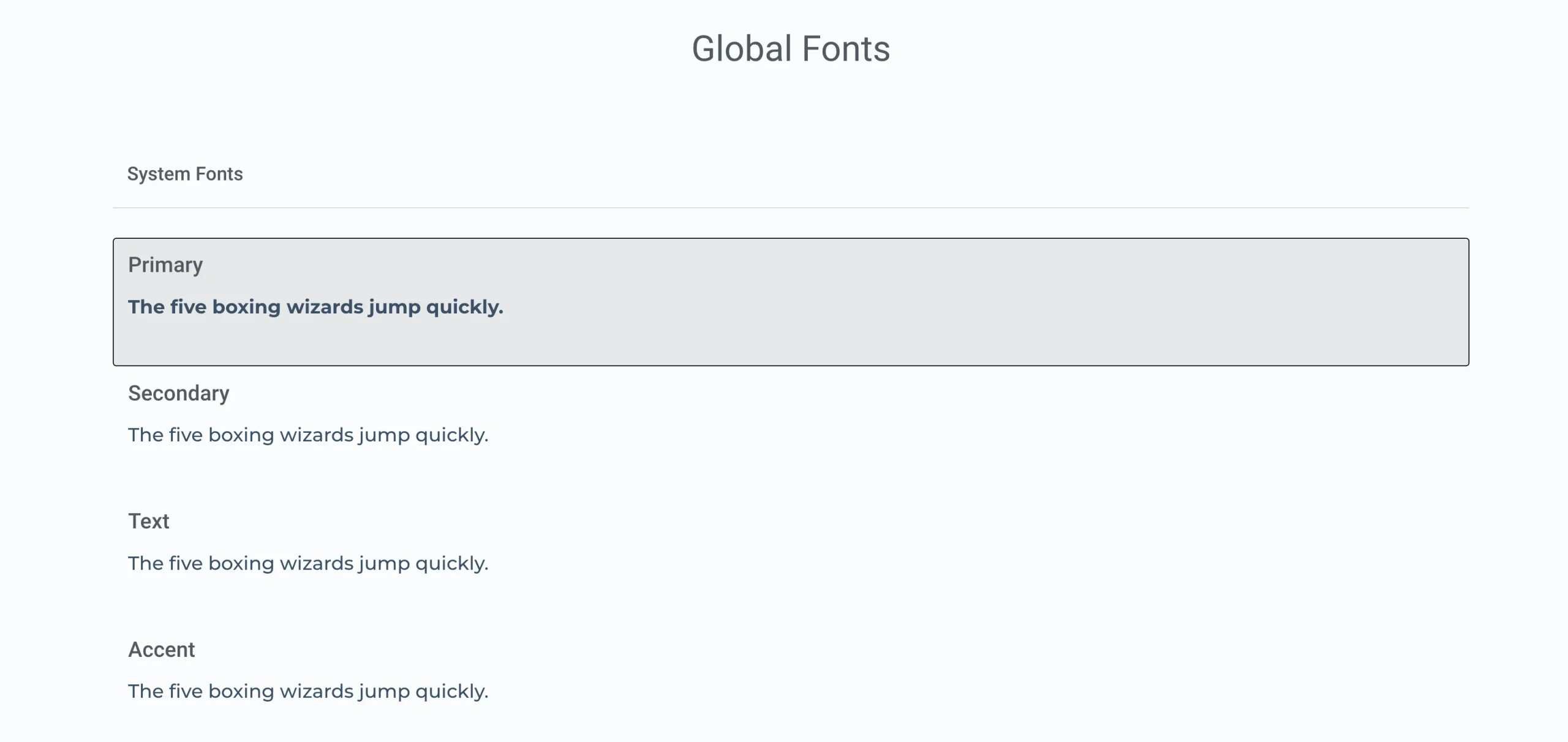 How to Customize Elementor Font and Color Settings for Your Website 4 Elementor Global Fonts