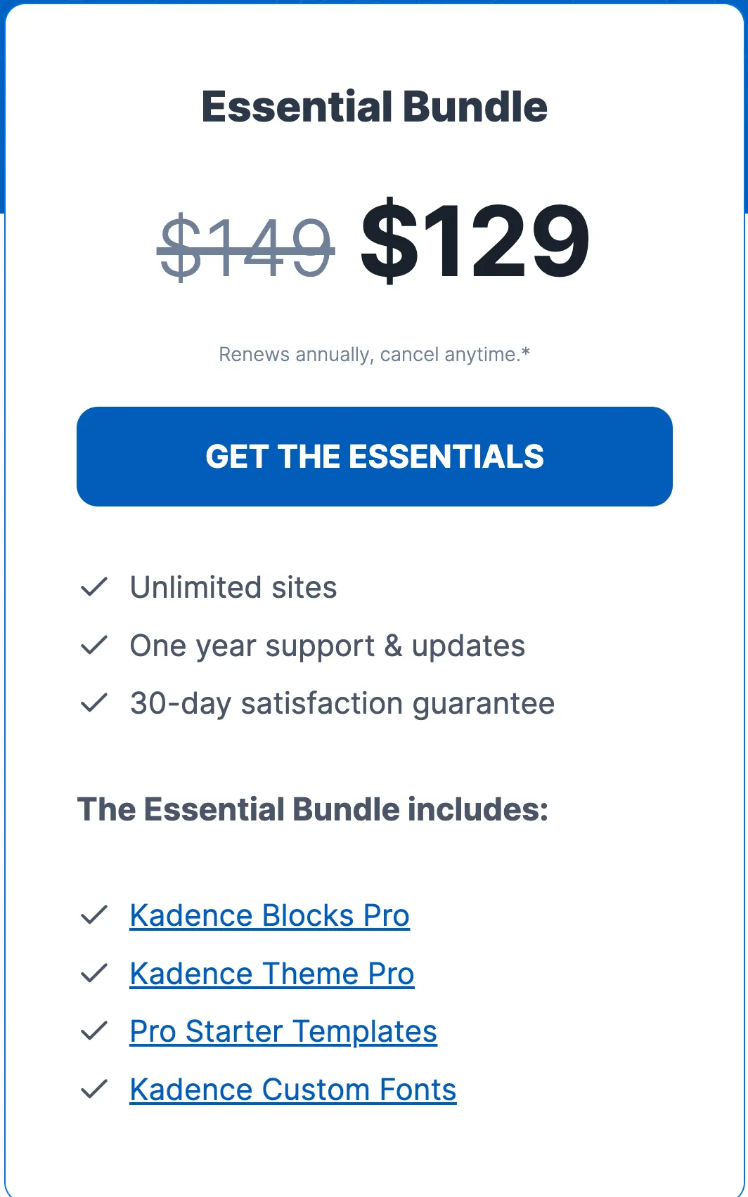 How to Use Kadence Elements: The Ultimate Guide (with Screenshots) 2 Kadence Essential Bundle