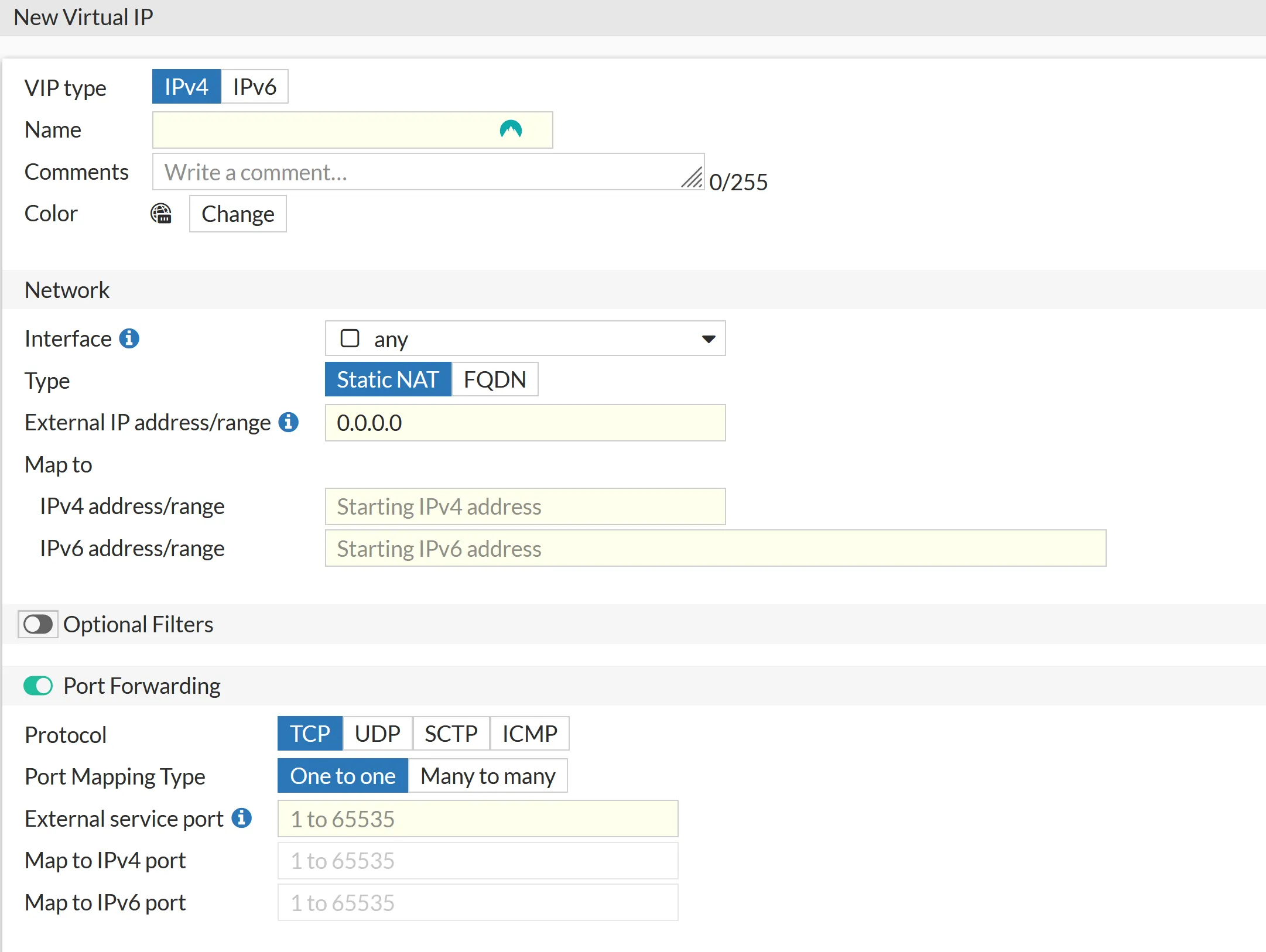 How to configure static source NAT policies on Fortigate Firewall 4 Fortigate virtual ip
