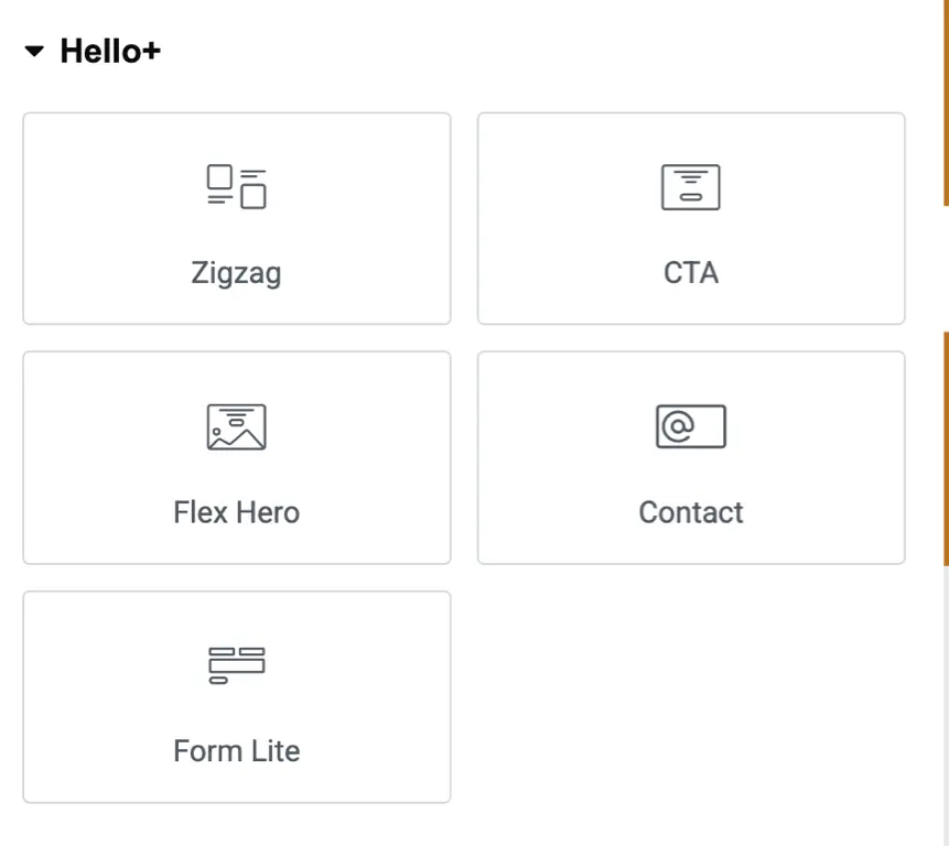 Best Elementor Theme in 2025: Choose the Right One for Your Website Goals 4 Hello Biz Theme - Widgets available in Elementor