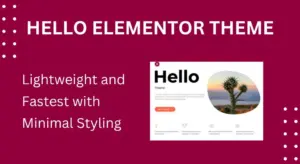 Hello Elementor Theme Review