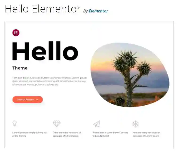 How to Change a Theme in WordPress: A Step-by-Step Guide 13 Hello Elementor Theme