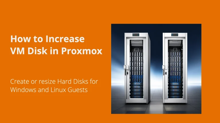 Increase VM disk in Proxmox