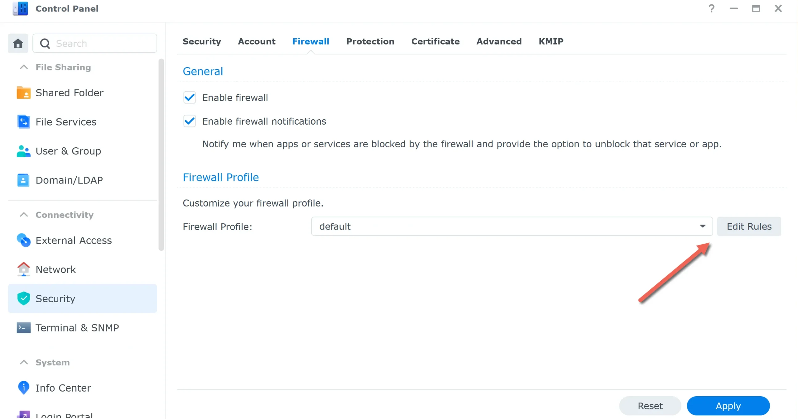 Master Your Synology Firewall: How to Use It Effectively 7 Manage Firewall Profile