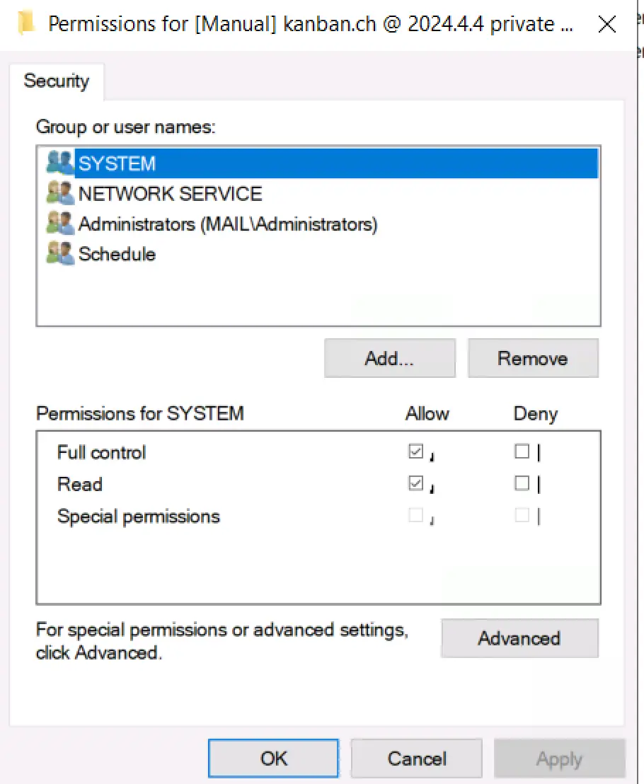 Exchange setup fails with a certificate error 5 Private Kexs permissions