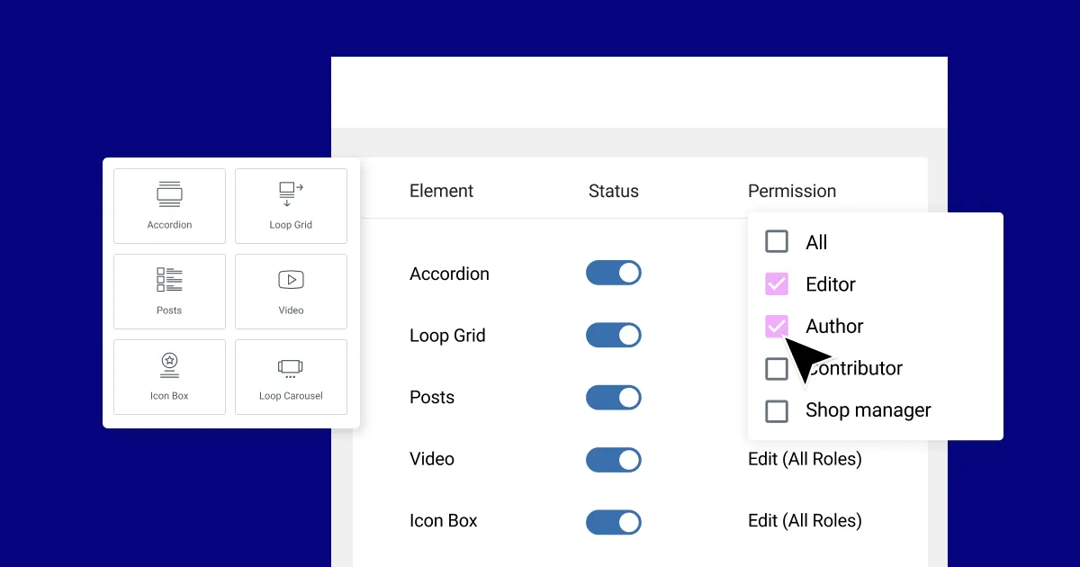 A Chronological Guide to Elementor's latest Features 3 Pro-Element-Manager-Role-Permission