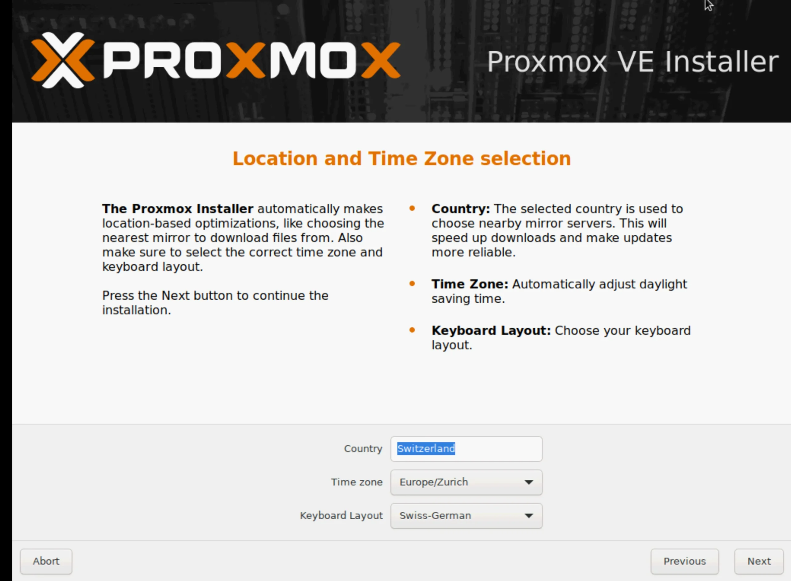 Proxmox installer 4