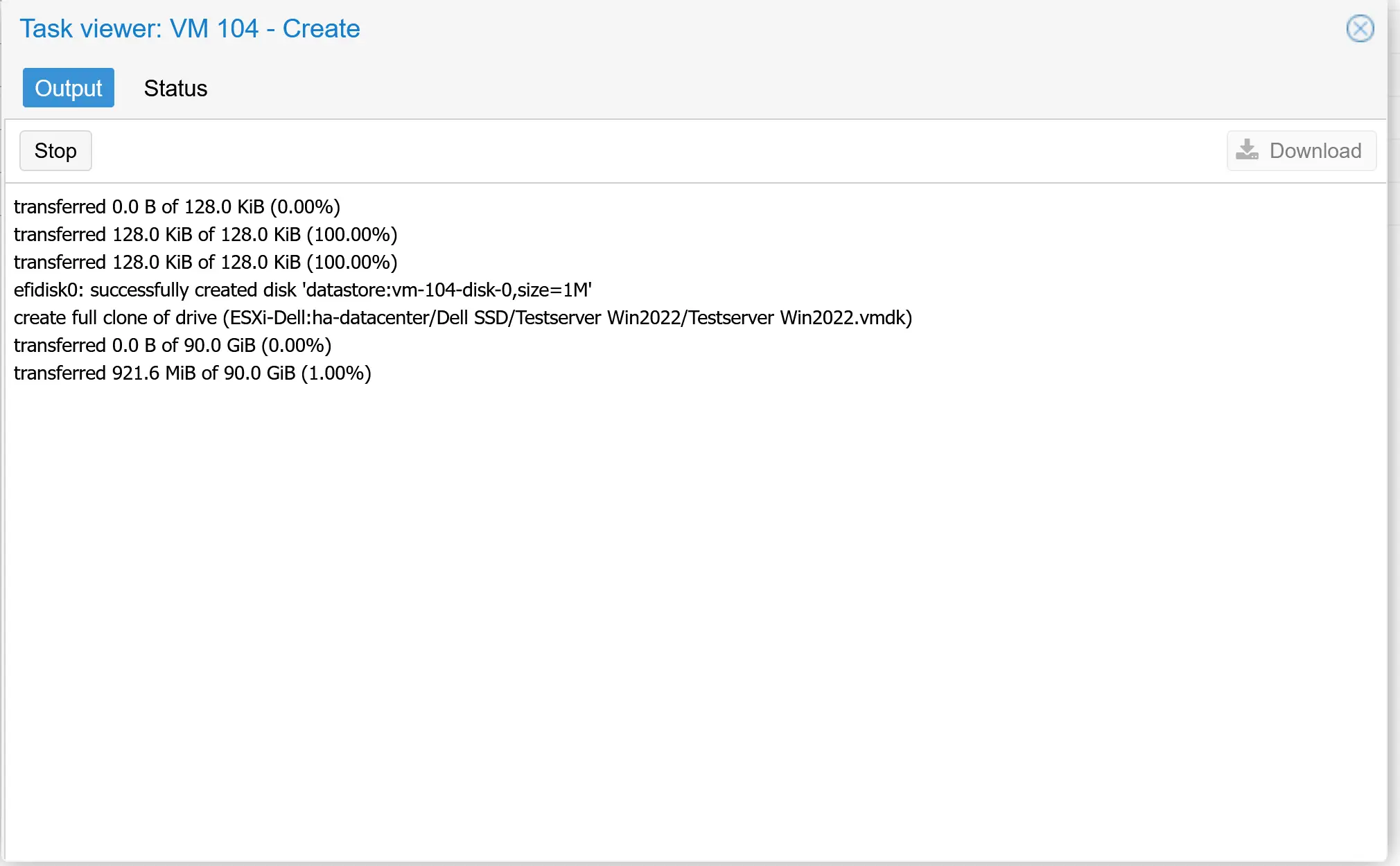 Vmware to Proxmox: Ultimate Import Wizard for converting a virtual machine 14 Proxmox Import Guest transfer