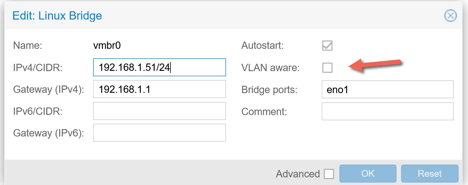 Configuring VLANs in Proxmox: A Guide to enable tag for VLAN in Linux bridge 3 Proxmox linux bridge