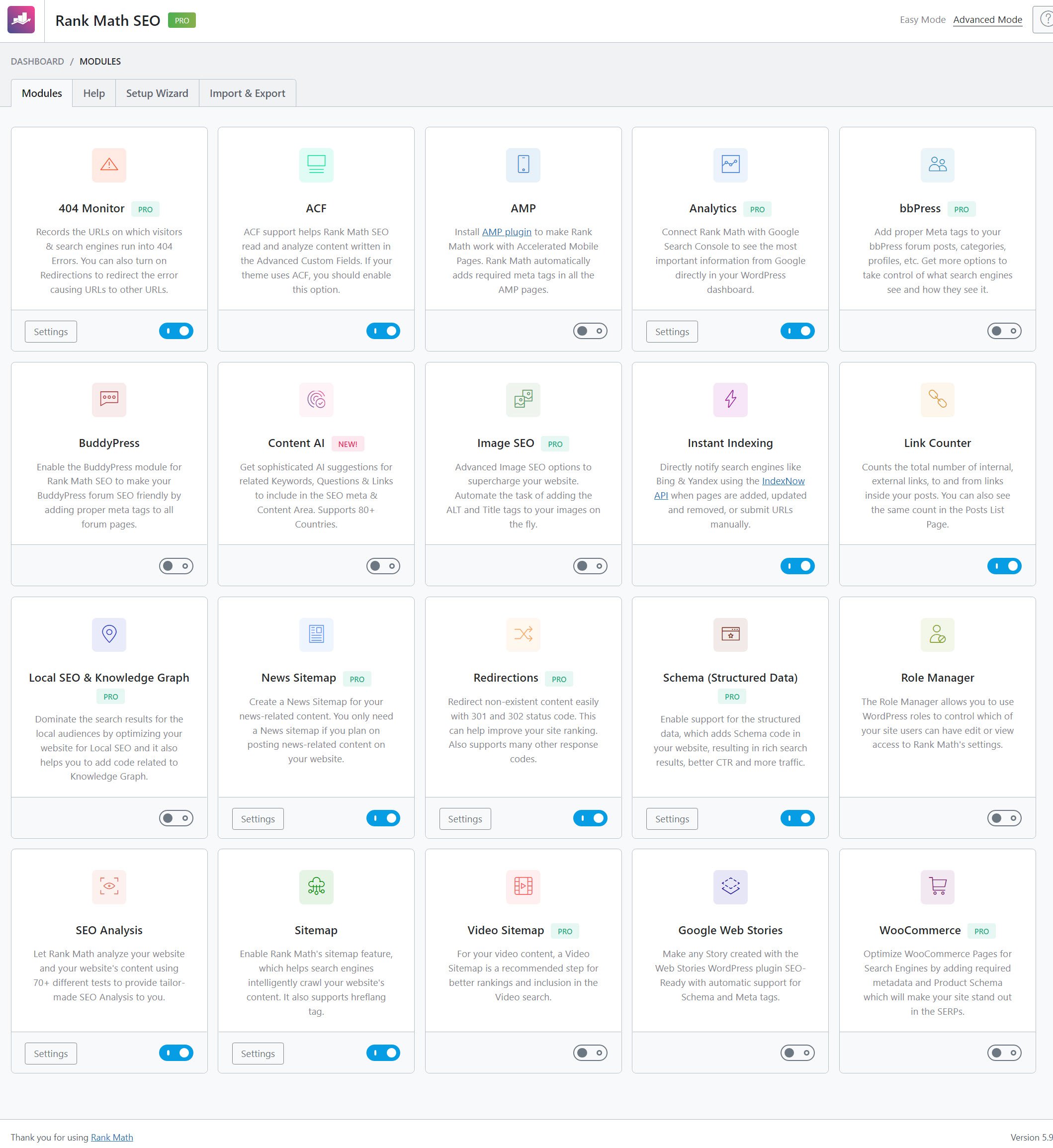 Discover the Best SEO plugin for WordPress - Rank Math 10 Rank Math modular based