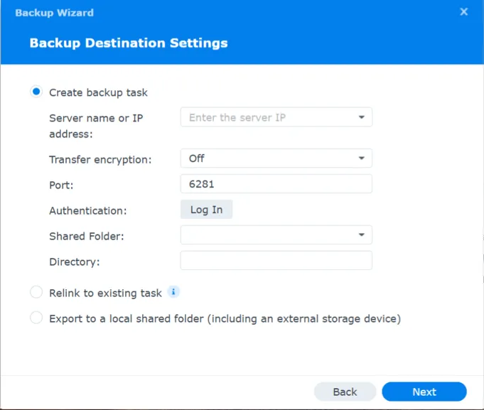 Hyper Backup disaster recovery method via C2