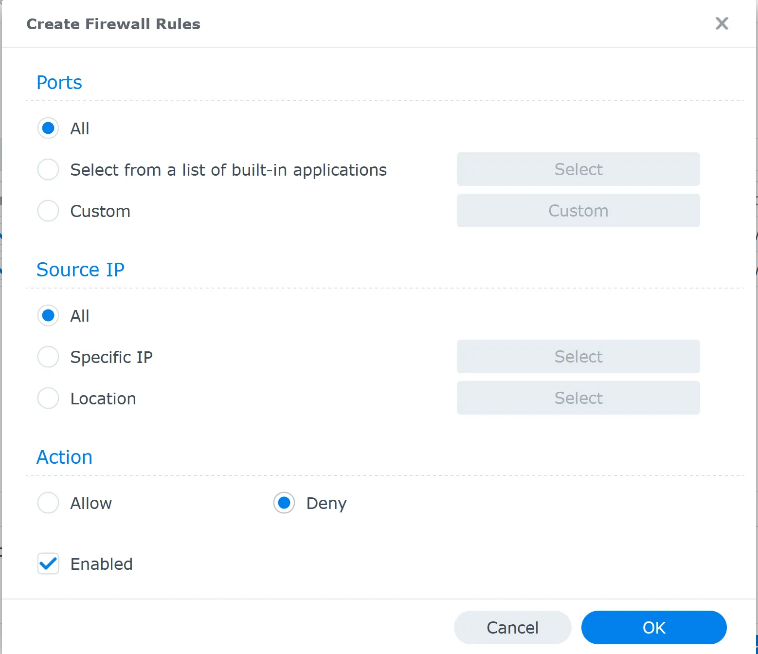 Master Your Synology Firewall: How to Use It Effectively 13 Firewall rules for Synology Applications