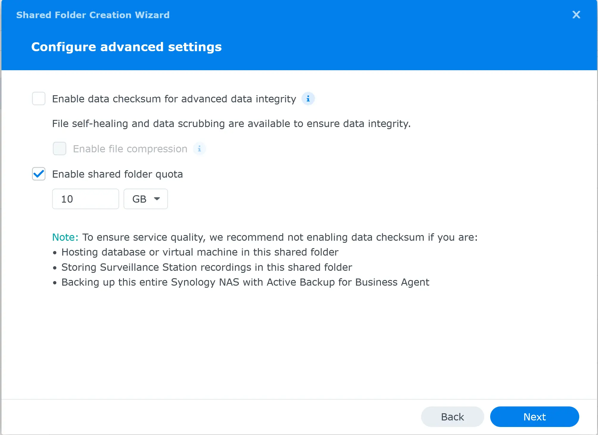 Complete Guide to Using Time Machine on Synology NAS: Back up your Mac without hassle 4 Synology Shared folder advanced settings