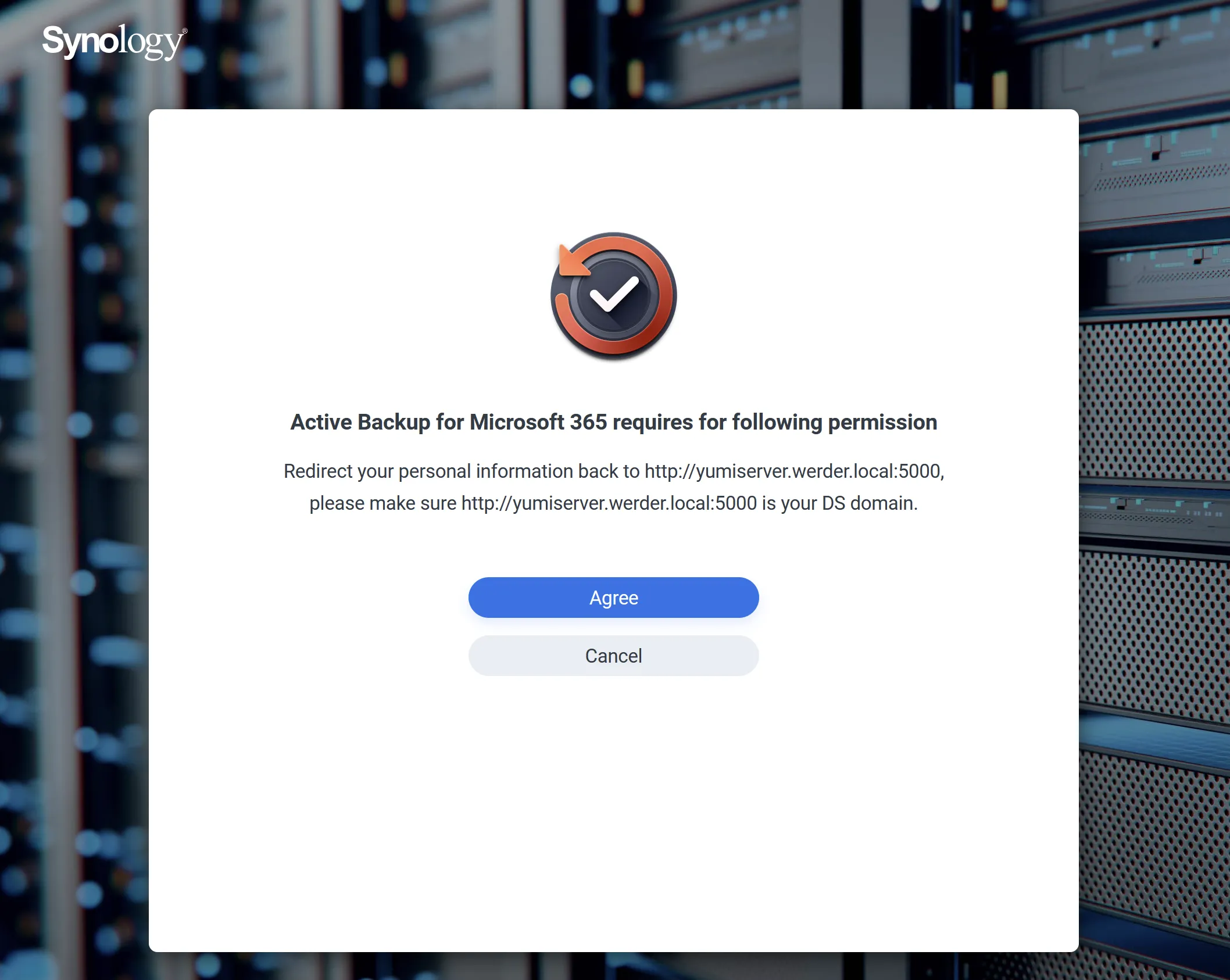 Did you know using Synology Active Backup for Microsoft 365 is a free alternative to Veeam Microsoft 365? 6 Synology agreement