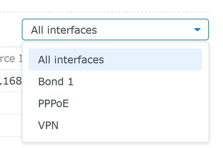Master Your Synology Firewall: How to Use It Effectively 8 Synology interfaces