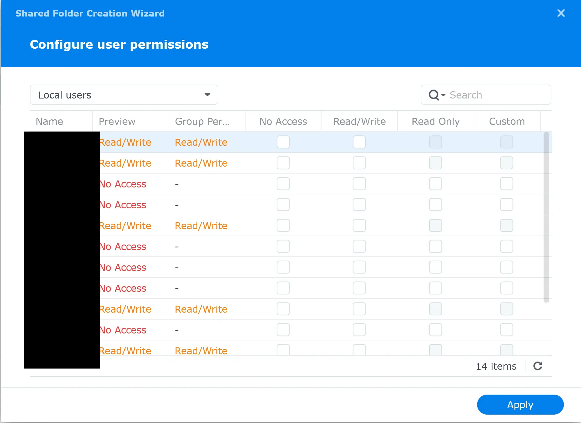 Complete Guide to Using Time Machine on Synology NAS: Back up your Mac without hassle 5 Synology shared folder configure user permissions