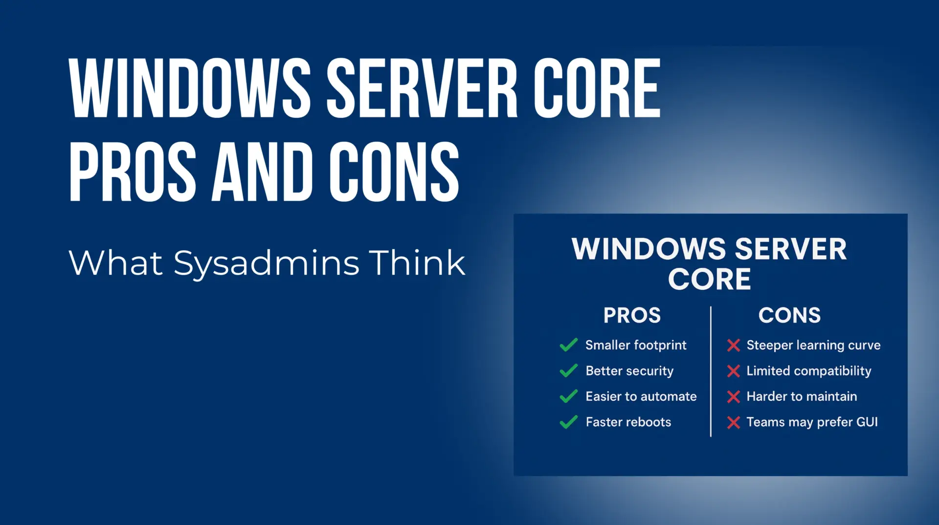 Senior Freelancer IT and Accounting 9 Windows Server Core Pros and Cons 1680x940 px