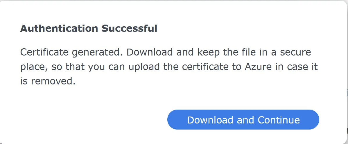Did you know using Synology Active Backup for Microsoft 365 is a free alternative to Veeam Microsoft 365? 8 autehnticaton successful