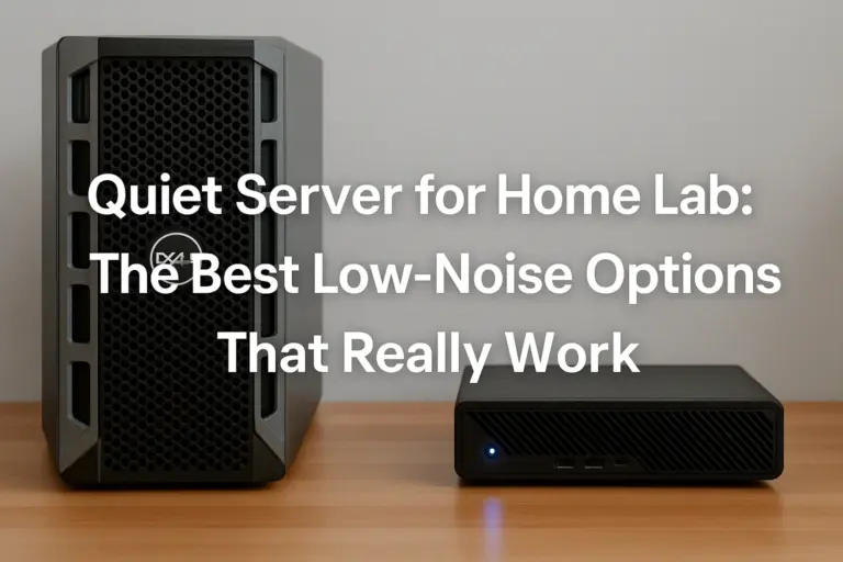 Quiet Server for Home Lab