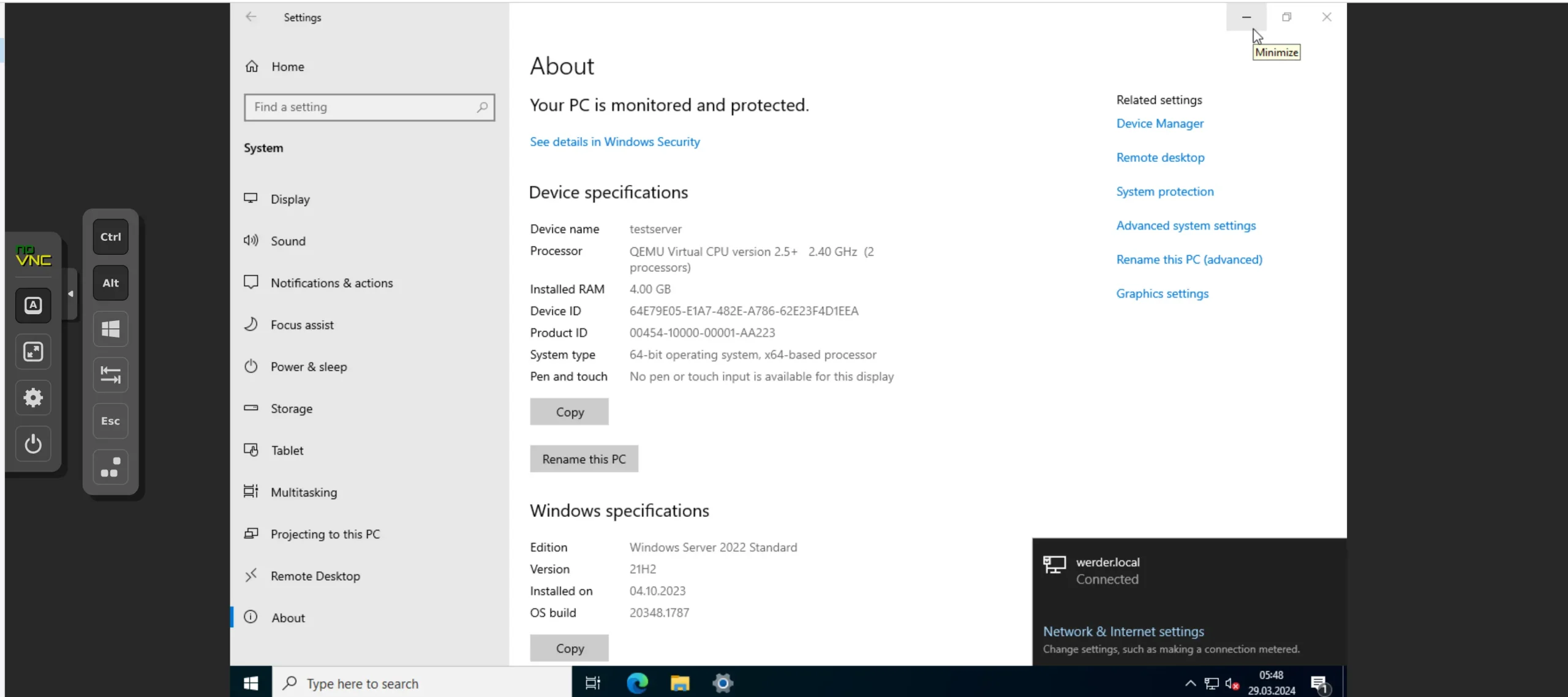 Vmware to Proxmox: Ultimate Import Wizard for converting a virtual machine 17 converted VM is booting