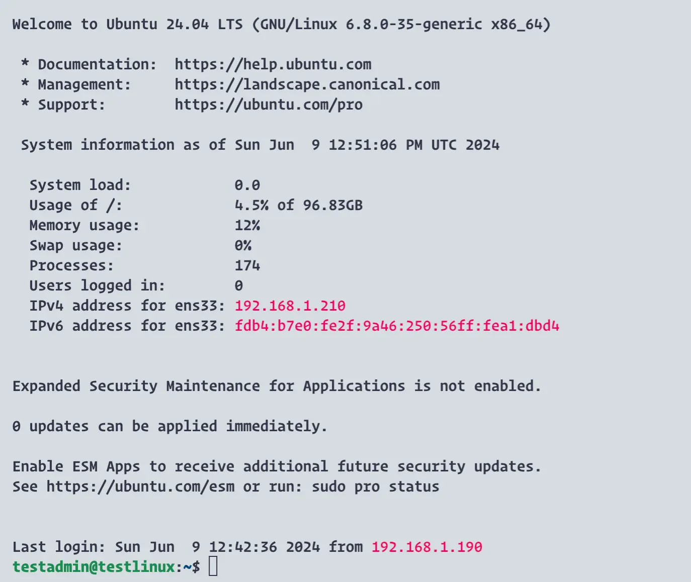 How to Easily Increase VMware Disk Size 7 my testlinux vm