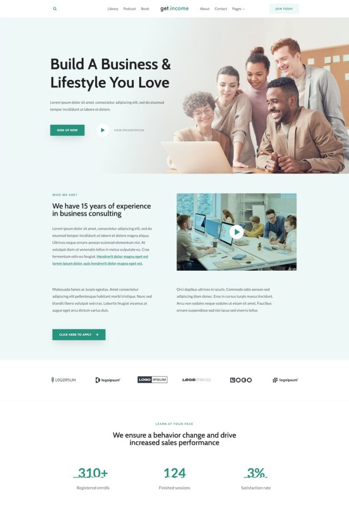 Kadence theme Starter template