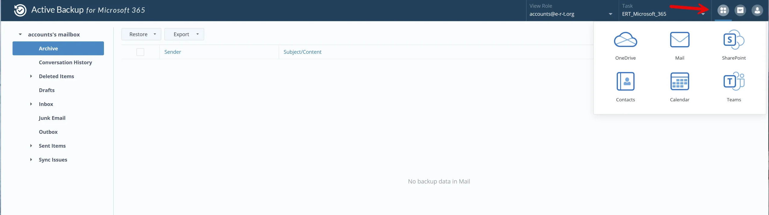 Did you know using Synology Active Backup for Microsoft 365 is a free alternative to Veeam Microsoft 365? 17 Active Backup restore portal