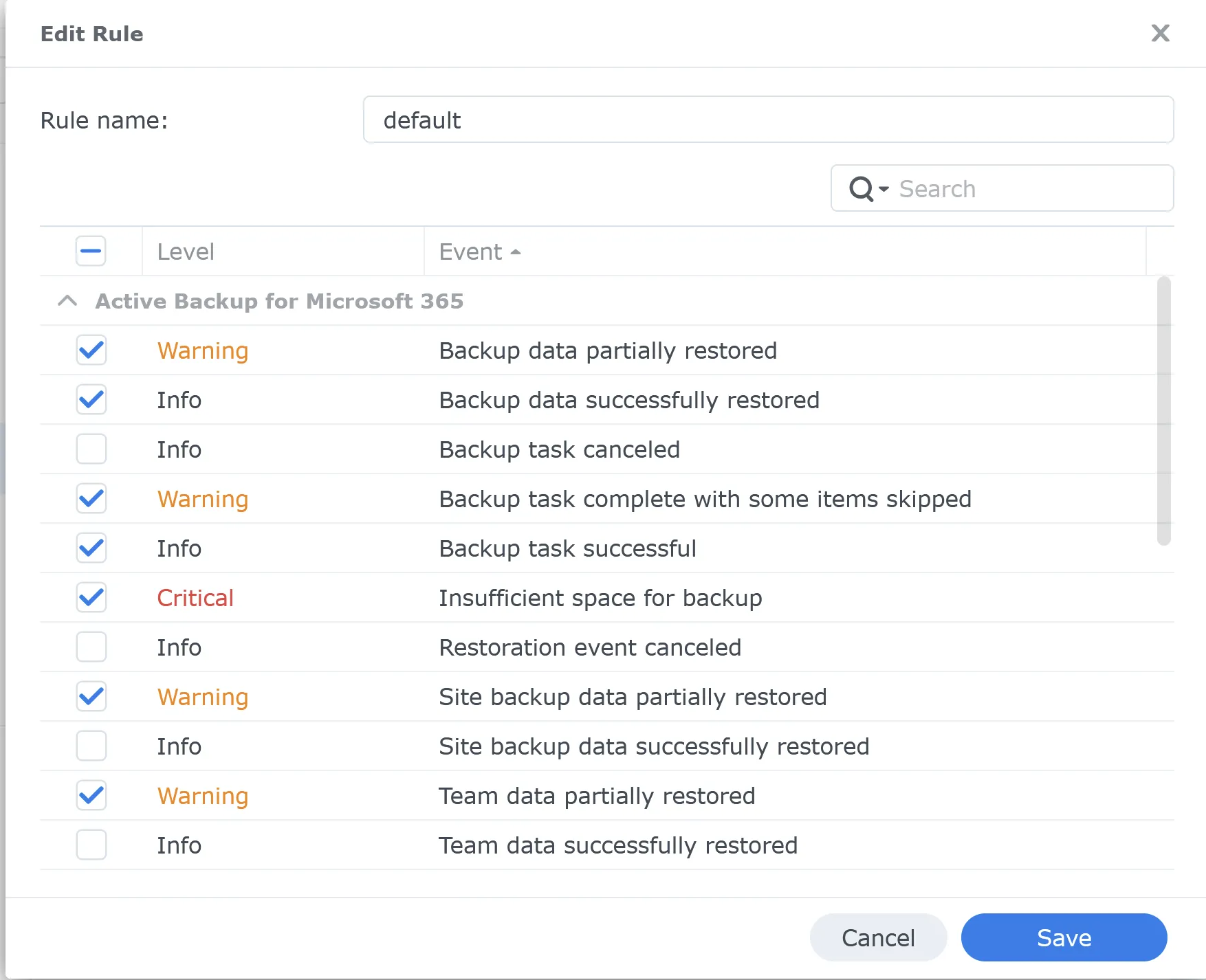 Did you know using Synology Active Backup for Microsoft 365 is a free alternative to Veeam Microsoft 365? 20 set rules for email sending
